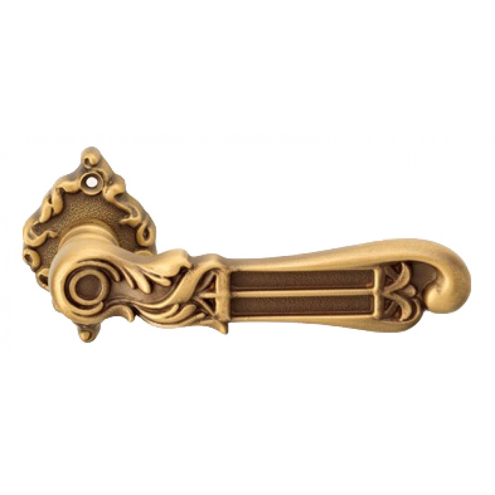 Tiffany Mat Patiné Poignée de Porte sur Rosette Linea Calì Vintage