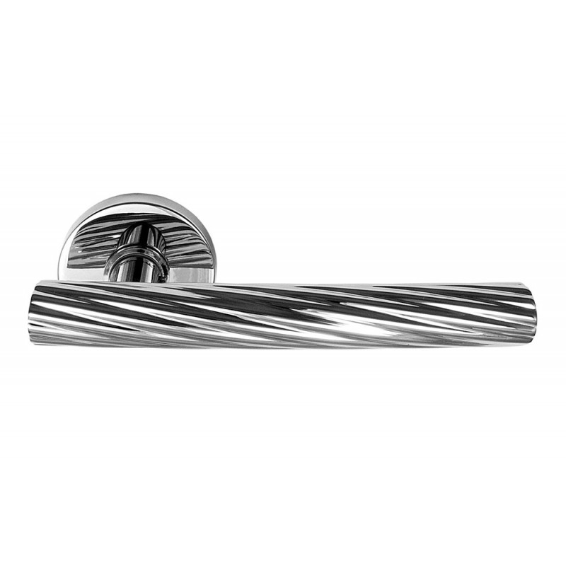Poignée de Porte Contemporaine Twee sur Rosette Designer Massimo Cavana pour Mandelli