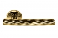 Poignée Créative Fusilla pour Porte sur Rosette du Designer Alessandro Dubini pour Mandelli