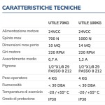 UTILE VDS Automatisme pour Garage Motoréducteur Traîné 24V