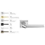 Vera Arieni Poignée de Porte avec Rosace Carrée Production Italienne