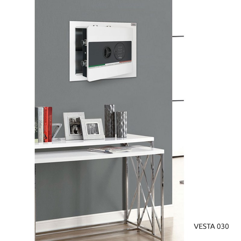 Vesta Wall Safe Bordogna également disponible avec Code Lock