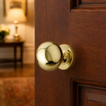 Victoria Arieni 101/C Bouton de Porte Ø50 mm Laiton Rosace à Visser