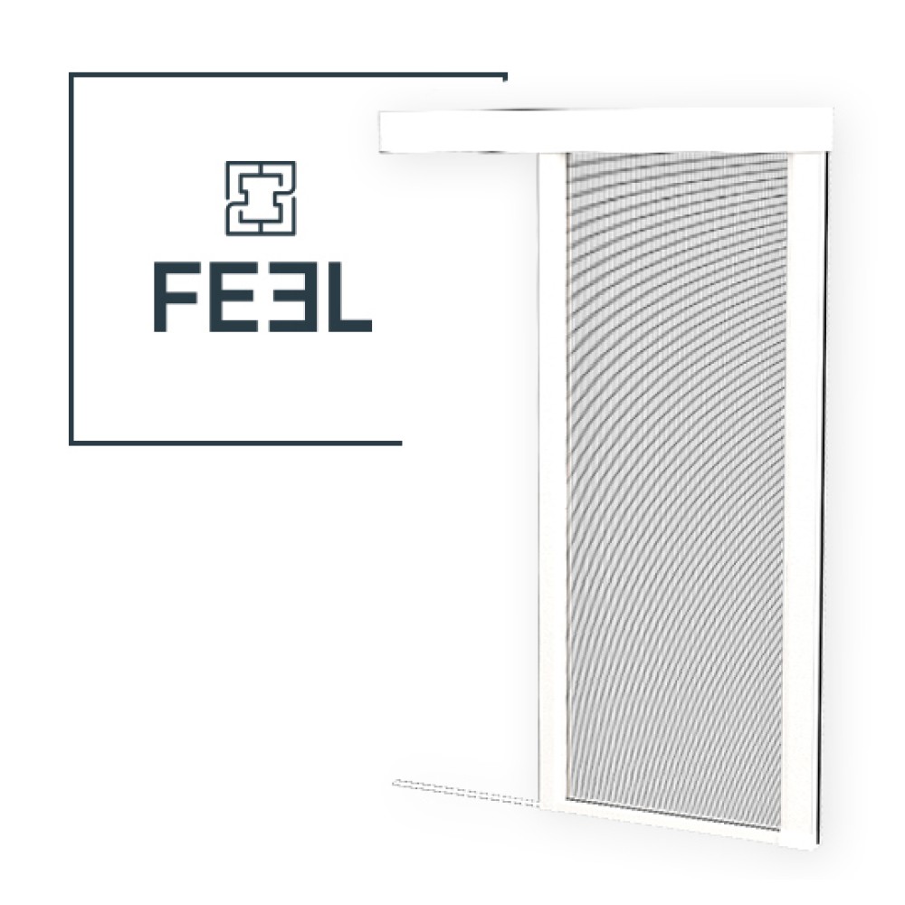 Effe Feel Moustiquaire 1 Porte Latérale avec Antibite Crawler