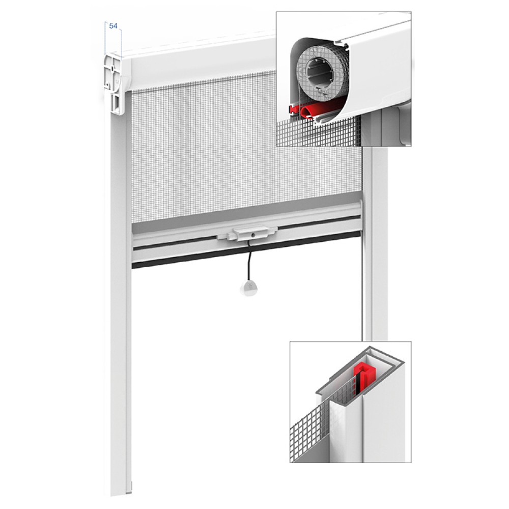 Moustiquaire pour Fenêtre Anti Punaise Pasini VICTORIA V50 S