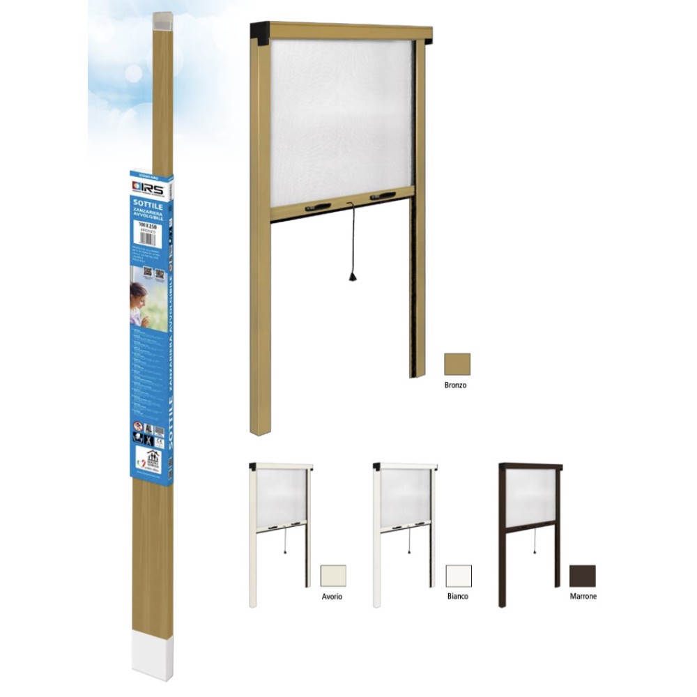 Moustiquaire pour Porte DIY Vertical Réductible IRS