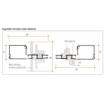 Mosquito Net Bettio Flash 2 Aimant volant avec 31 Guide de Side pare-brise