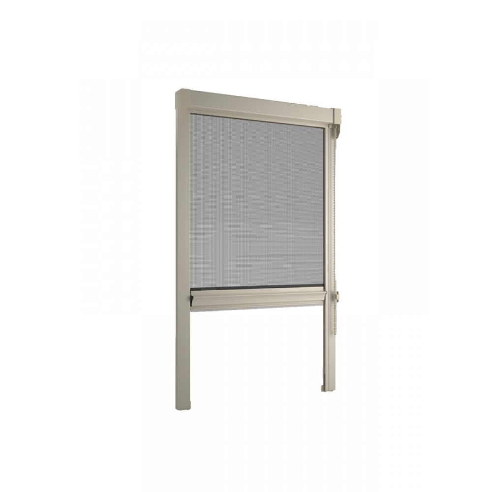 Moustiquaire Bettio Giudy Cliquez-Clak casque et glissière télescopique à chaîne verticale