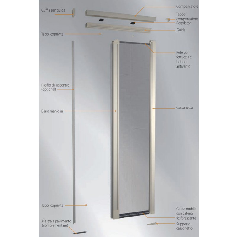 Moustiquaire Bettio Miniscenica 1 Swing Shift Side Sans Barrières 40